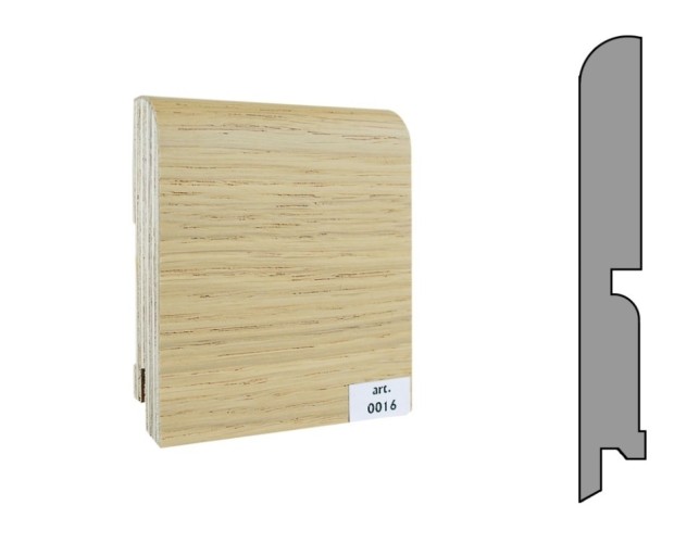 Плинтус шпонированный  Finitura 120х15х2400мм арт.016